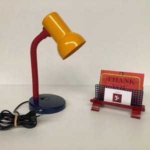 VINTAGE69 - Massive Belgium - Memphis Style - Desk lamp - Bedside lamp - Letter rack - 80s - Memphis Milano