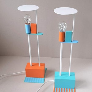 VINTAGE69 - Piccadilly lamp (replica) - Dutch Design - Gerard Taylor - Memphis Milano - Unicum - Memphis - Table lamp - Desk lamp