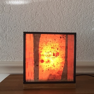 Table lamp - Table lamp - Leaded lamp - Birch bark - Birch bark - Parchment - Parchment