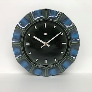 VINTAGE69 - Metamec - Honiton Pottery - Kalorik - Clock - Wall Clock - Kitchen Clock - Ceramics - 1970s - England