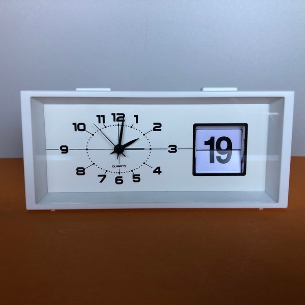 VINTAGE69 - Flip Clock - Flip Clock - Desk Clock - Bedroom Clock - Table Clock