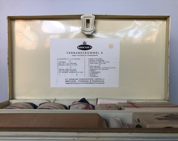 VINTAGE69 - 救急箱 - 1959 - オランダ - 救急箱 - Brocades