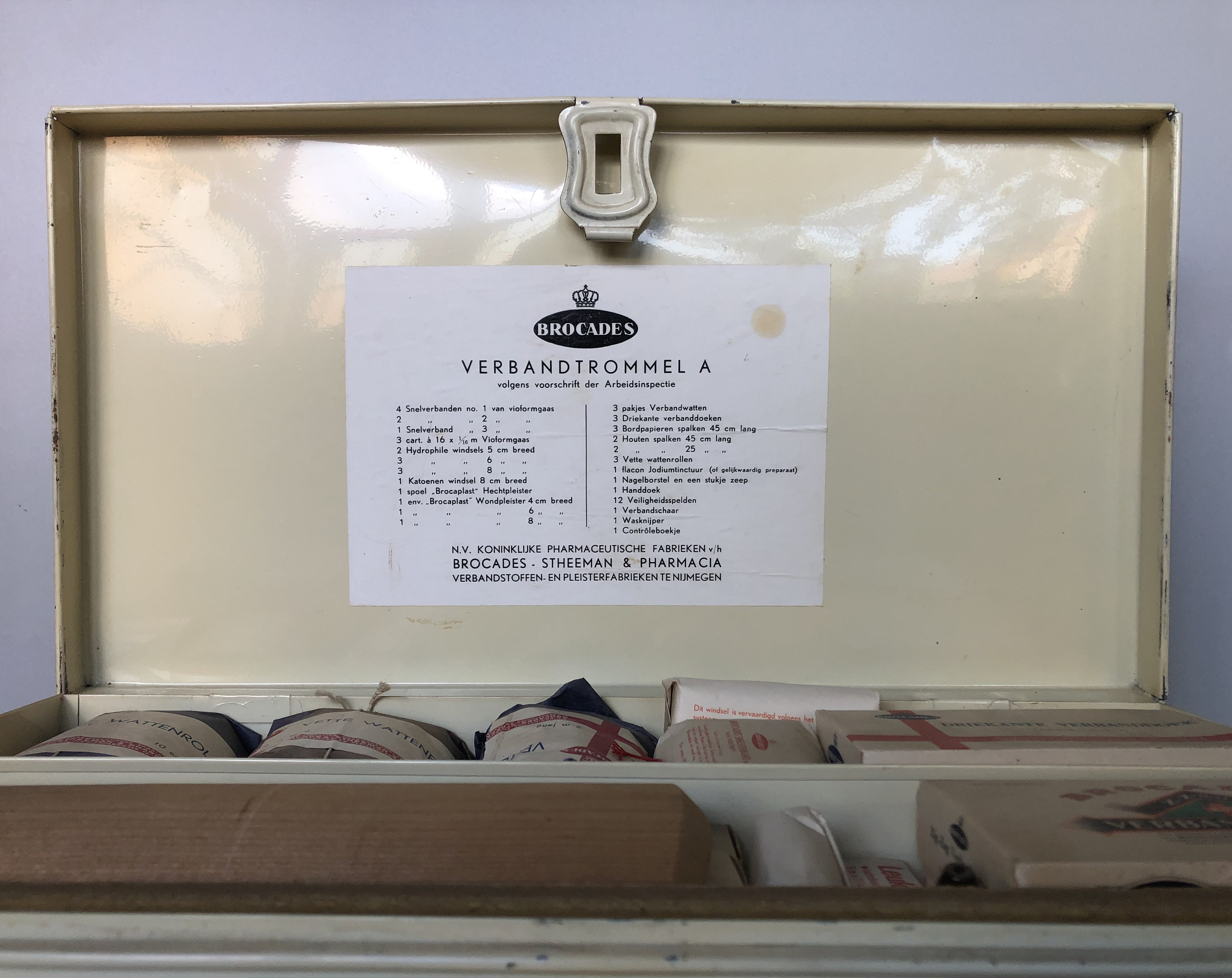 VINTAGE69 - 救急箱 - 1959 - オランダ - 救急箱 - Brocades