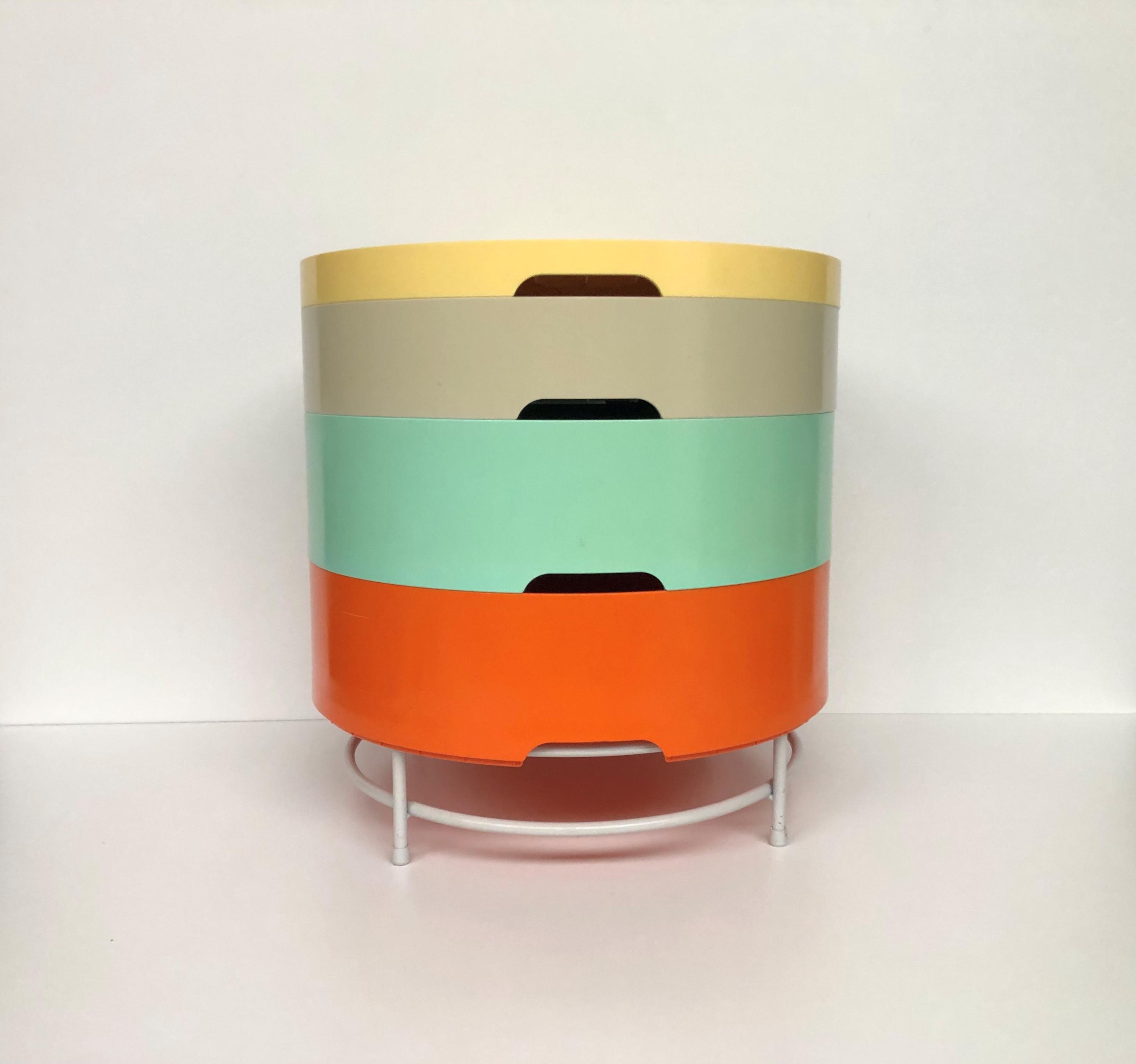 VINTAGE69 - Ikea PS2014 - サイドテーブル - マルチカラー - トロリー