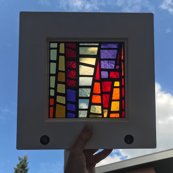 【希少】ヴィンテージ ART glass STENHYTAA W.W. Stained Glass Window - W-430 Art Nouveau - Etsy Hong Kong