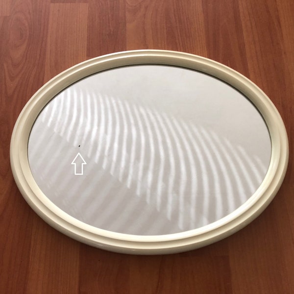 VINTAGE69 - Tiger Mirror - Dutch design - 1970 - Oval - Space Age - Mid Century