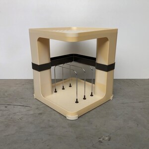 VINTAGE69 - Niederländisches Design - Marc Held für Flair - Media Storage Side Table - Beistelltisch für LPs - Schallplatten - 1970