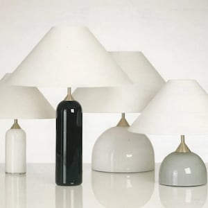 VINTAGE69 - Holmegaard - Royal Copenhagen - Skala - Michael Bang - 1980s - Glass table lamp