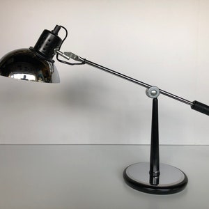 VINTAGE69 - Aluminor - Luminaires NF - French Design - Desk Lamp - Table Lamp - Chrome - 1970 - Mid Century - Bedside Lamp