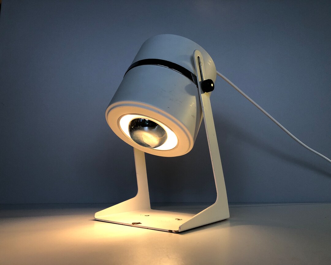 VINTAGE69 - Industrial Desk Lamp - Mid Century - White