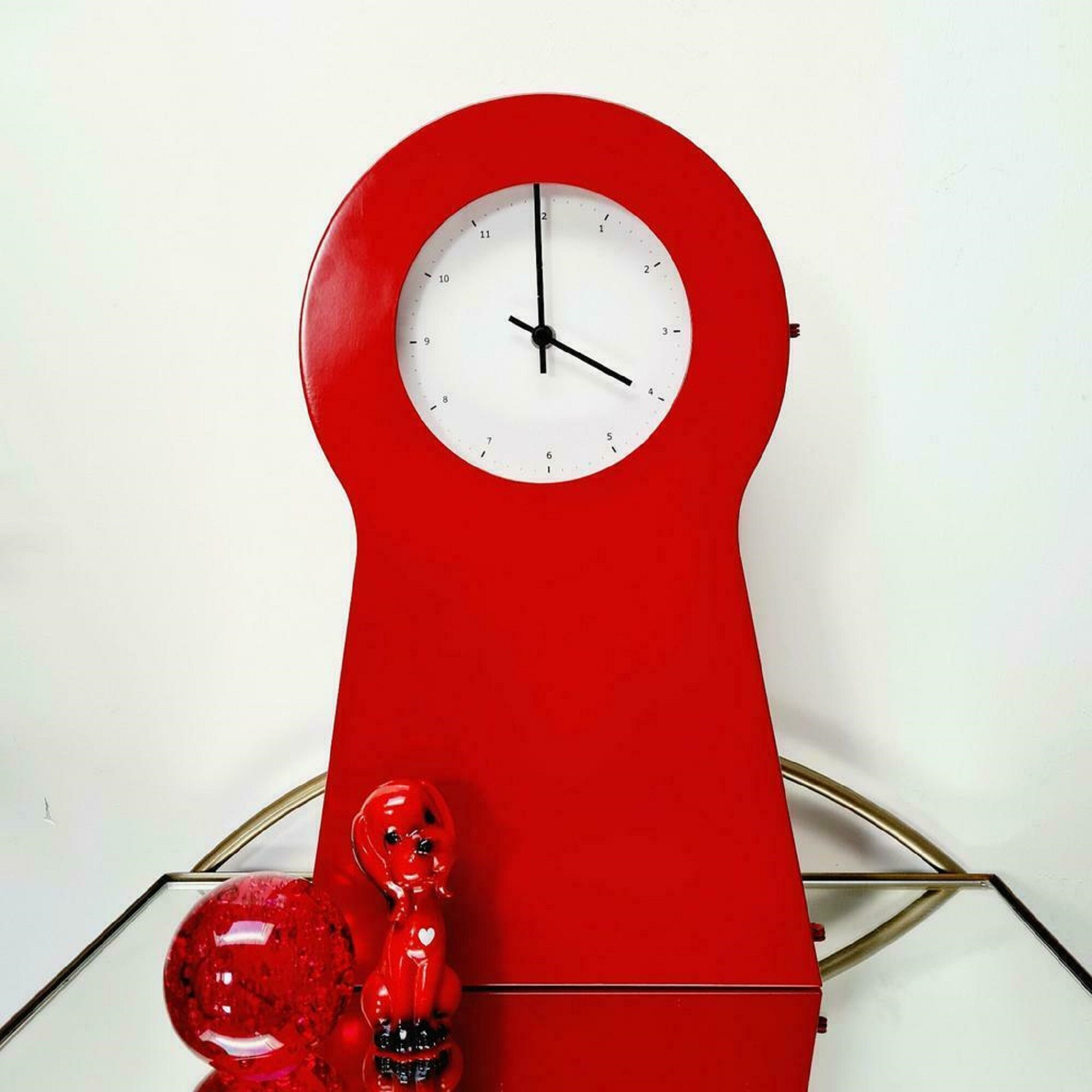 Ikea Clock Keyhole Wall Or Table Clock Yellow Or Red Ikea