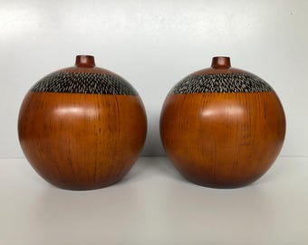 VINTAGE69 - Gourd - African vase - Handmade - 80s - 1 SOLD