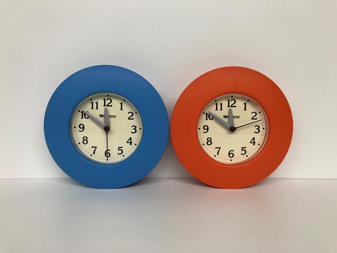 pastel 1990年代 掛け時計 ポストモダン mid-century VINTAGE69 - Timestone - Longford Design - Karlsson - Pop Art