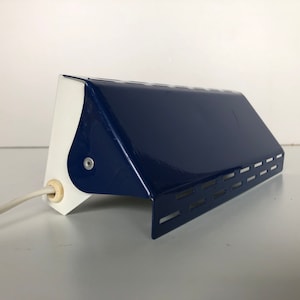 VINTAGE69 - Massive - Dark blue - Wall lamp - Belgian Design - 1980s - Bedside lamp