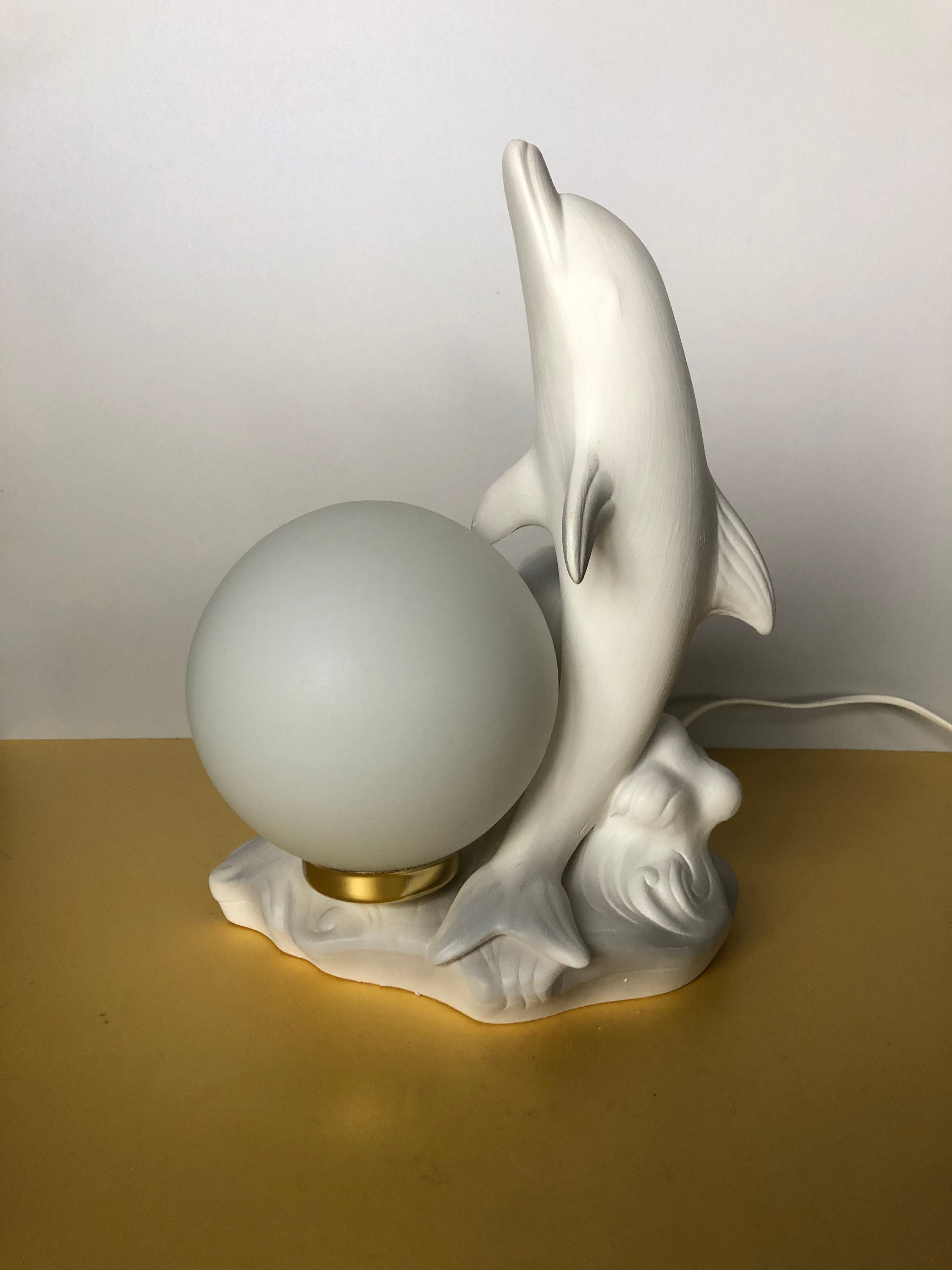 VINTAGE69 Dolphin Desk Lamp Table Lamp 80s Ceramics - Etsy
