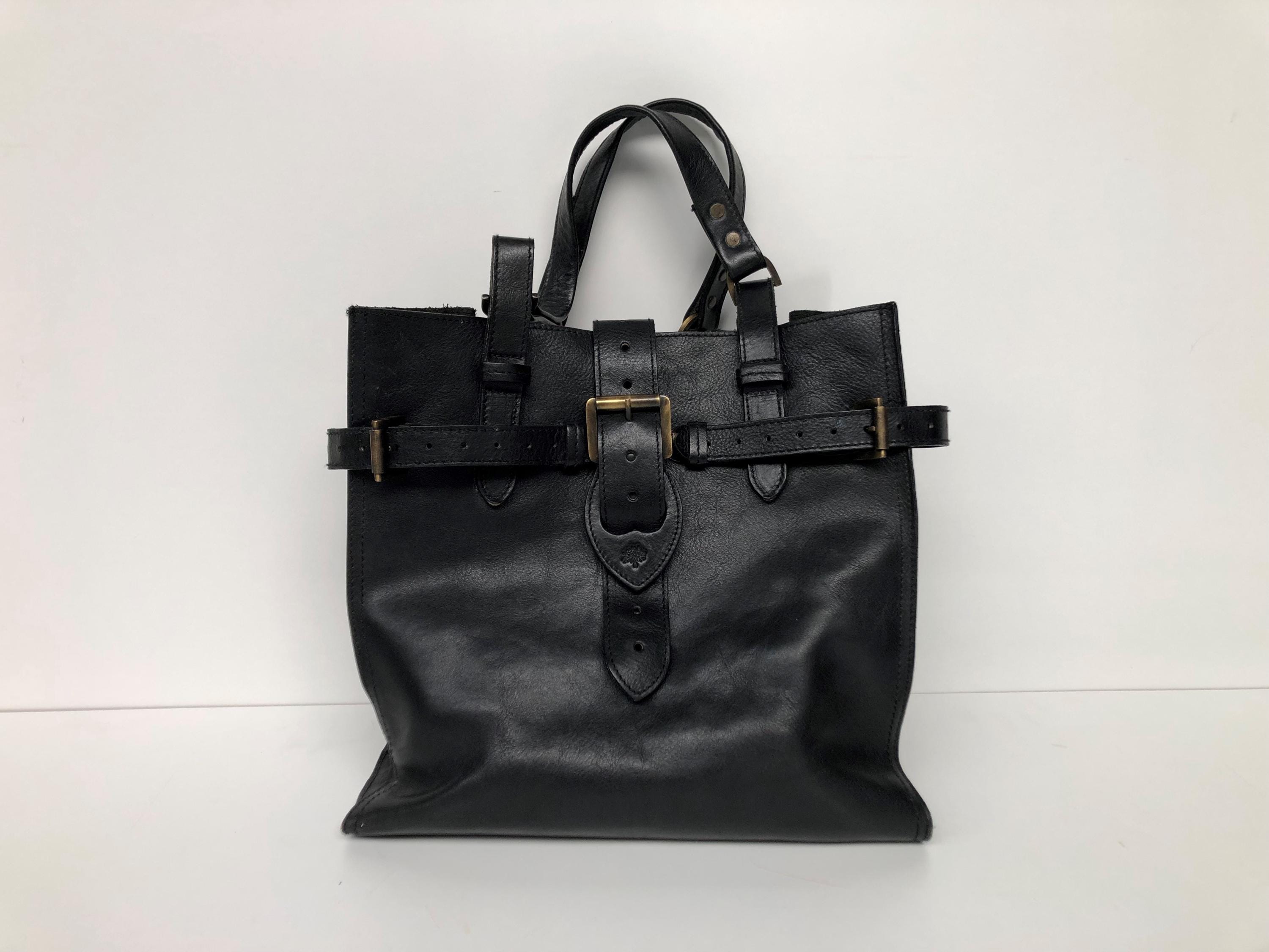VINTAGE69 - Mulberry - Elgin Black Darwin Leather Bag