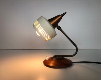 VINTAGE69 - Art Deco - Messing nachtlamp - Bureaulamp - 1950/1960 - Tafellamp - Mid Century