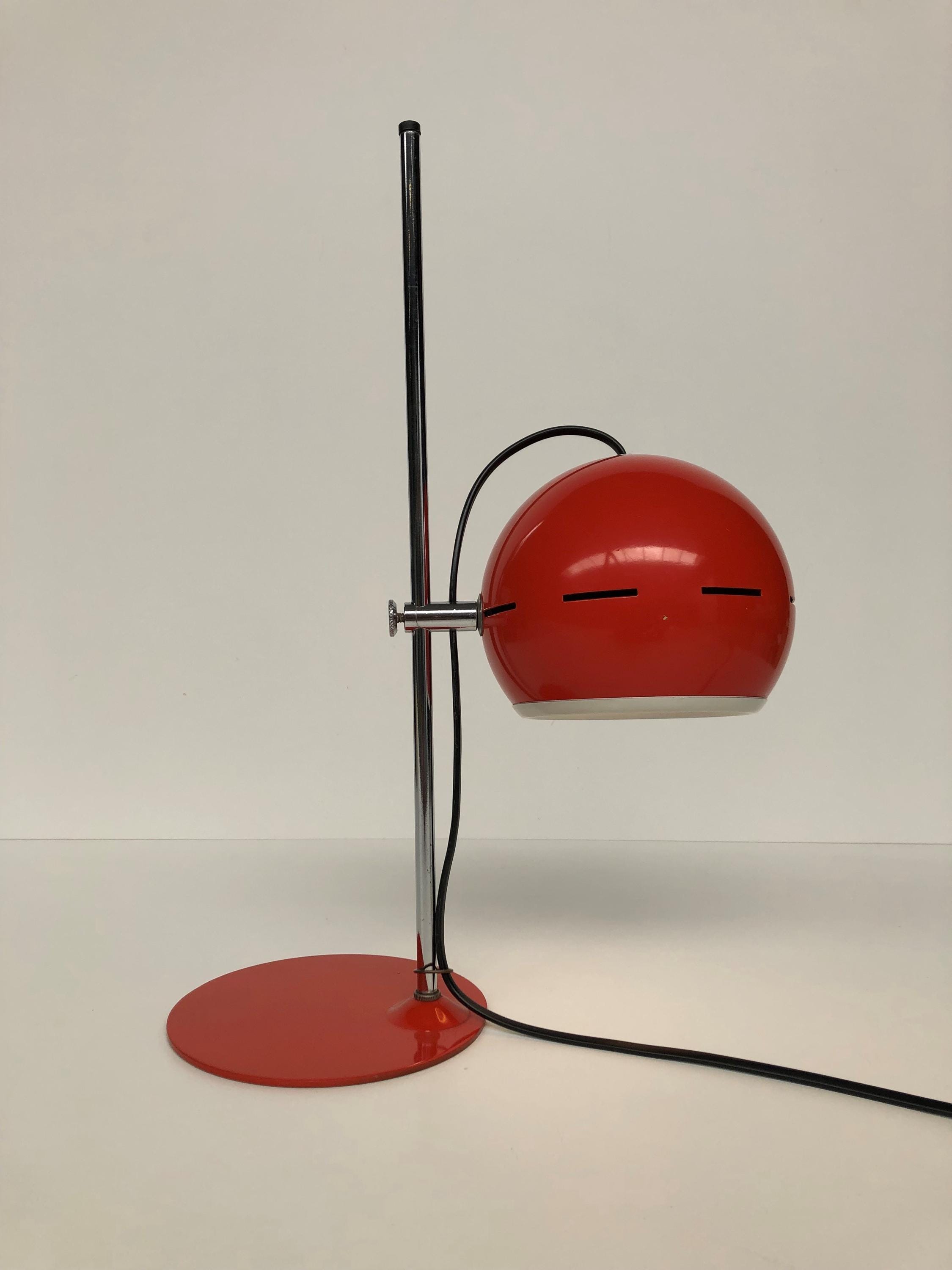 VINTAGE69 - Italian Design - Table Lamp - Desk Lamp - Orange