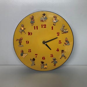 VINTAGE69 - Children&#39;s clock - Wall clock - Kitchen clock - 1950s