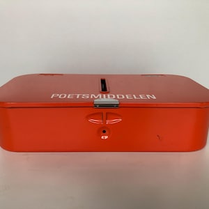 VINTAGE69 - Dutch design - Brabantia - Storage box for polishes - 1970 - Metal Storage Box