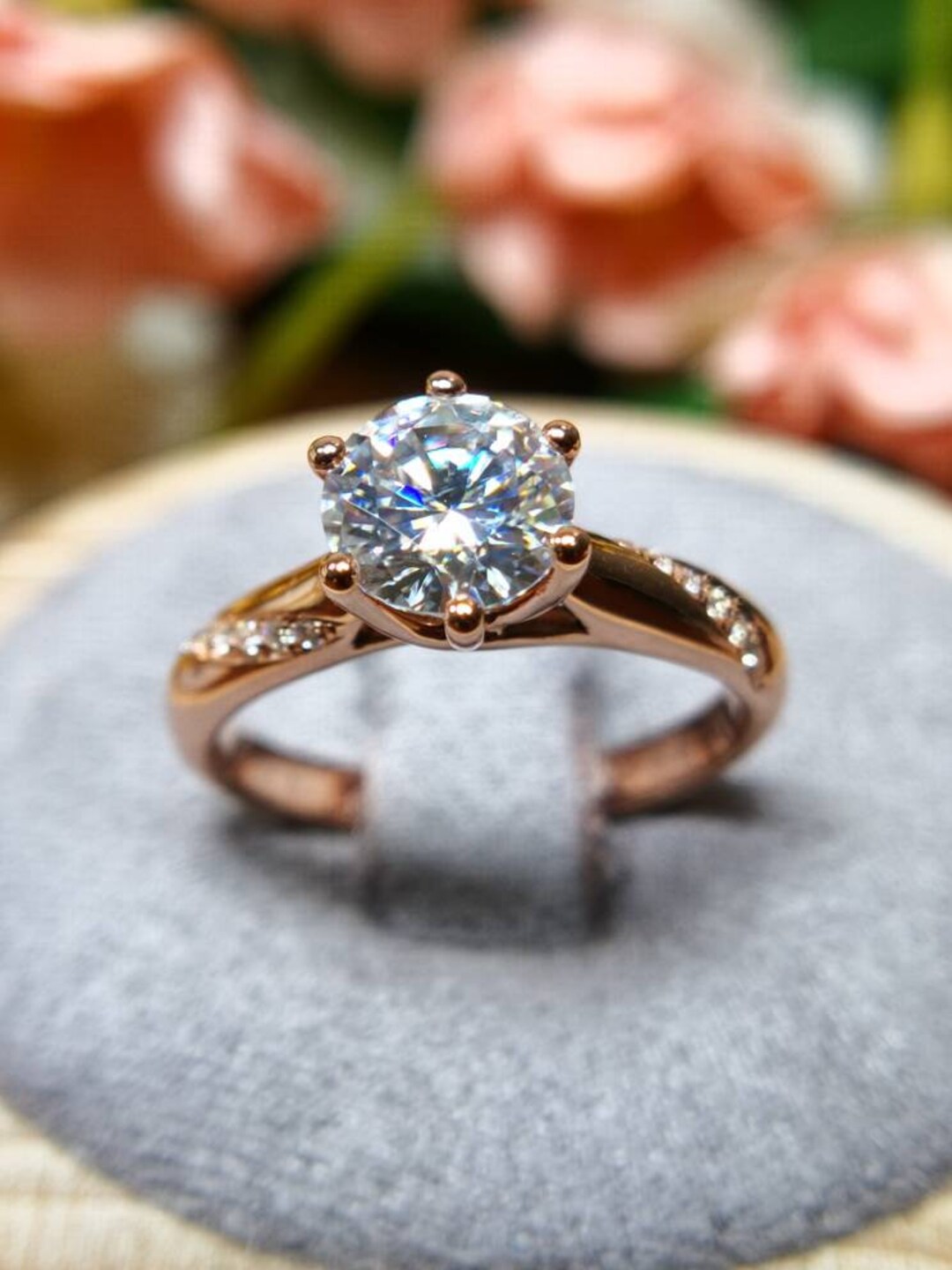 K18 Moissanite VVS-1 Set