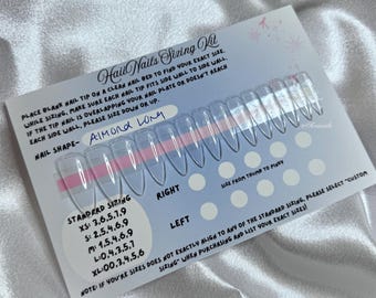 NAIL SIZING KIT | For Custom Press On Nails | Haiinails