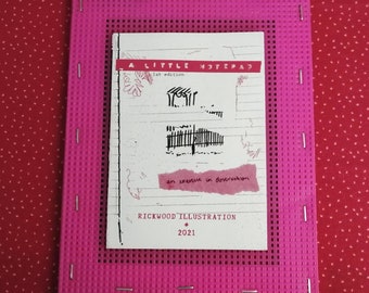 A Little Notepad: An Exercise in Observation - 1st Edition - Limited Run 25 handstamped  - reportage art book / zine - Rickwood Illustration