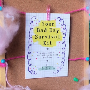 DIGITAL EDITION Your Bad Day Survival Kit A Mini Activity Zine image 2