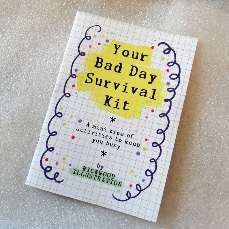 DIGITAL EDITION Your Bad Day Survival Kit A Mini Activity Zine image 1