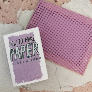 How To Make Paper - an instructional guide on beginning the craft - zine by Rickwood Illustration