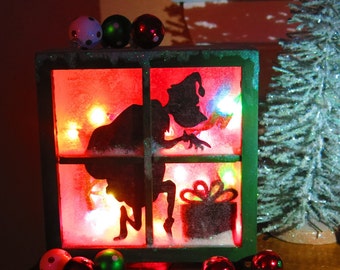 Lighted Grinch Etsy