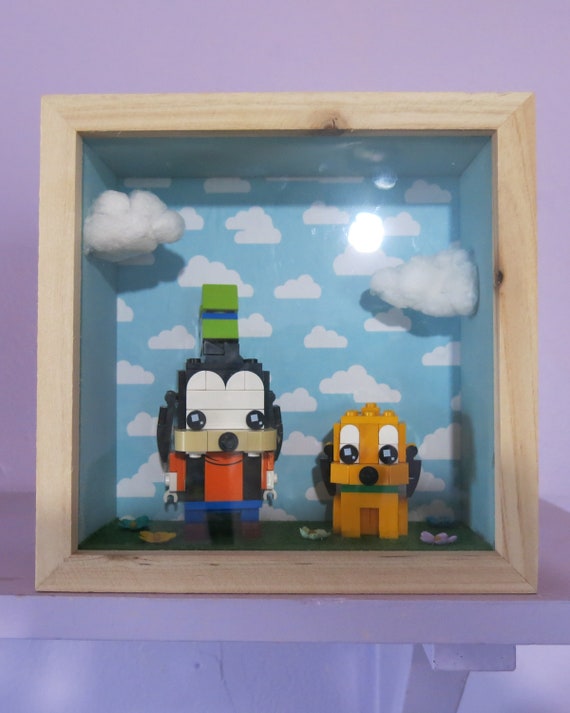 Lego shadow outlet box display