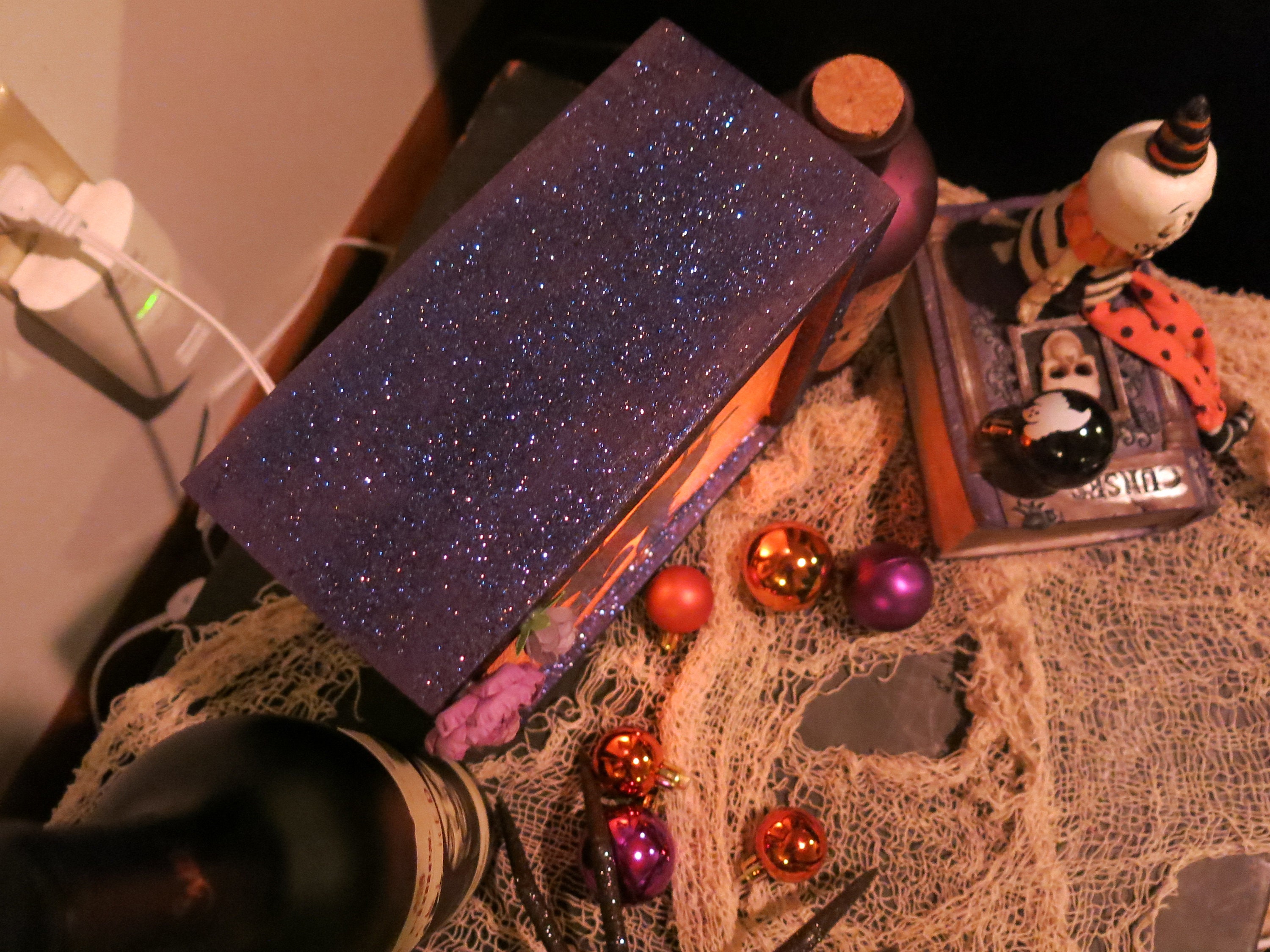 Spooky Halloween Light Box Skeleton Lightbox Decor Halloween Etsy