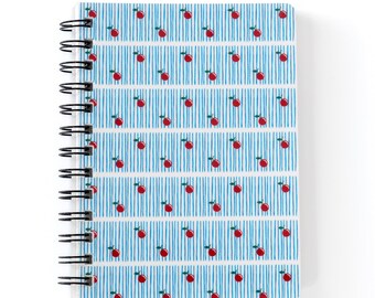 Cherry Spiral Notebook 5x7"