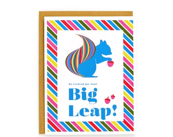 Big Leap Disco Squirrel Card