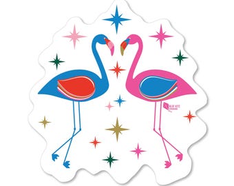 Flamingo Happily Ever After Sticker