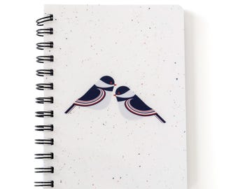 Chickadee Spiral Notebook 5x7"