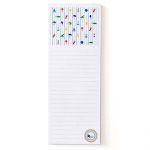 Seaside Notepad 3x8&quot; Lined To-Do List