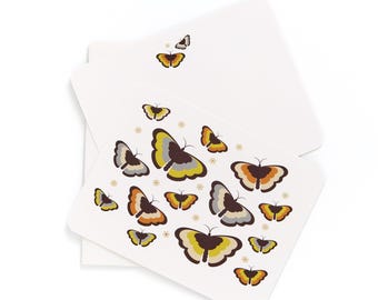 Butterfly Flat Cards | Box Set of 8