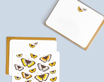 Butterfly Flat Cards | Box Set of 8
