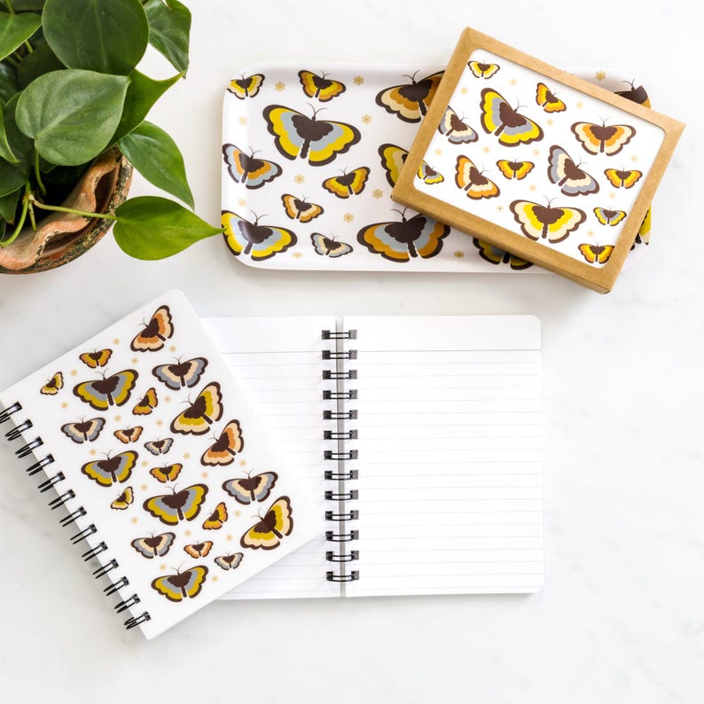 Butterfly Note Card Set, 8 Cards With Envelopes - Etsy