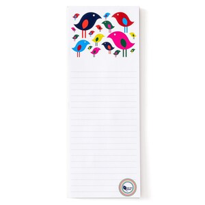 Bright Bird Notepad 3x8" Lined To-Do List