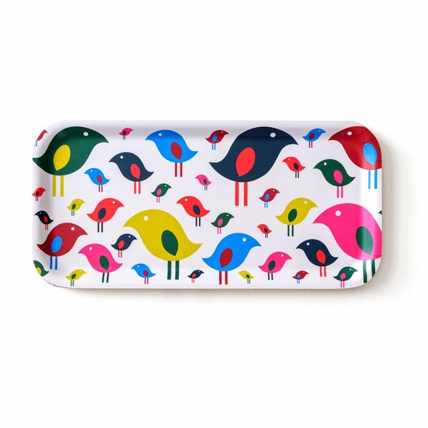 Bright Bird Birch Tray