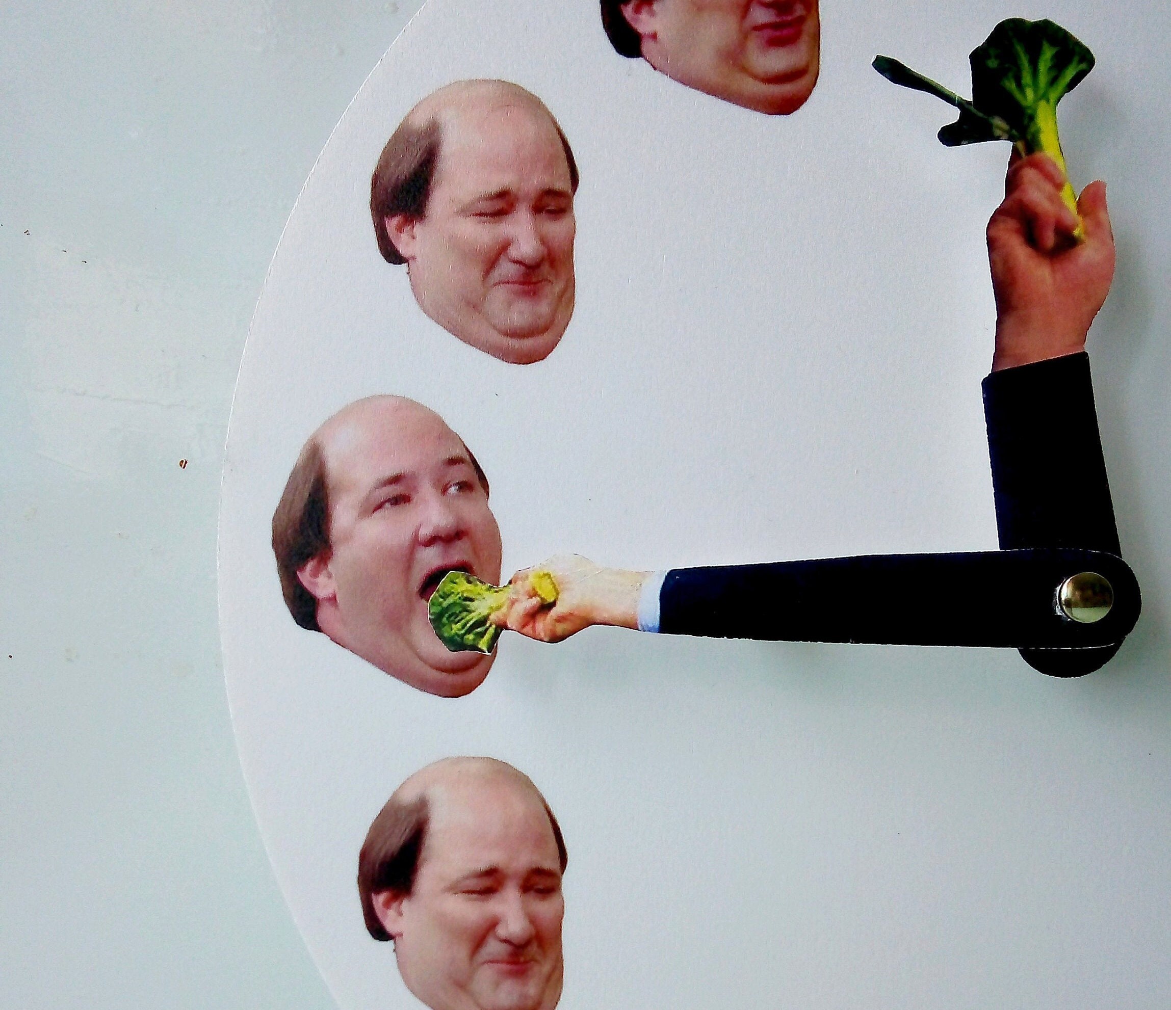 Kevin broccoli wall clock funny clock funny gift