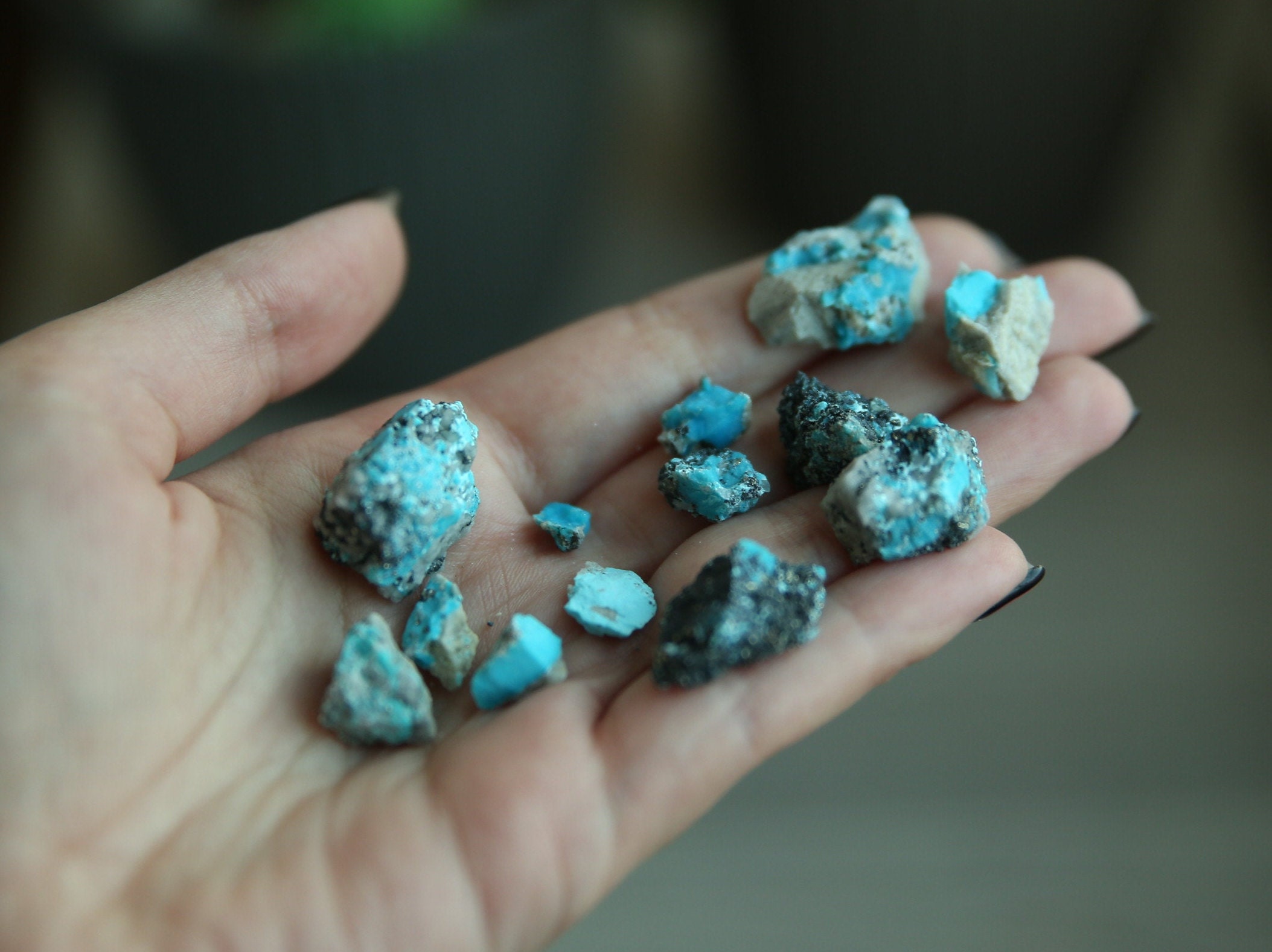 140 Ct Genuine Turquoise Turquoise Rough 13 Pcs Natural - Etsy