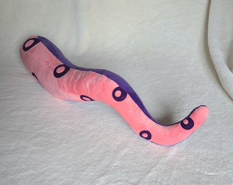 3' Tentacle Plush Pillow - Purple & Pink