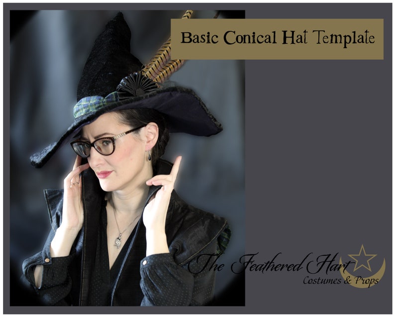 Witch Hat Template Digital Download