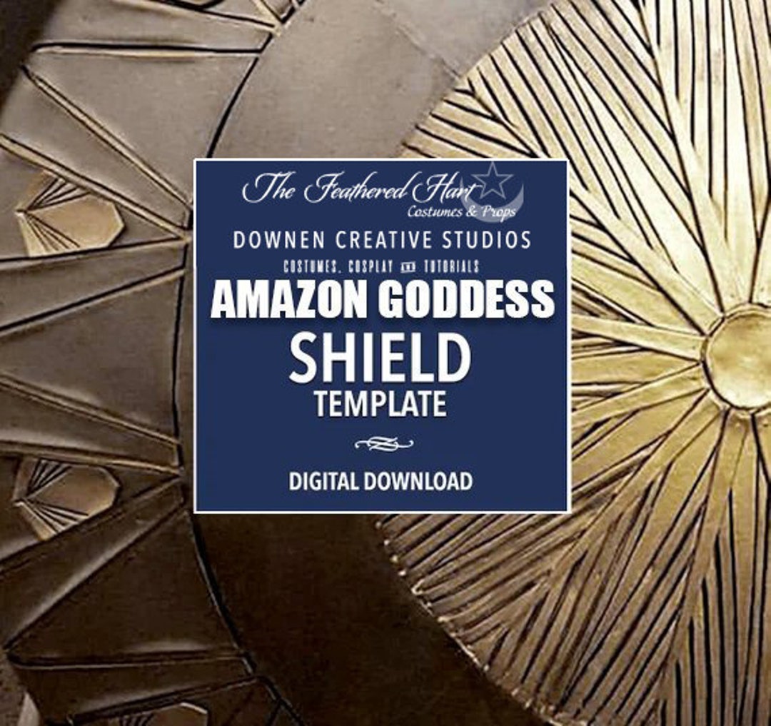Amazon Goddess Shield Template Digital Download - Etsy