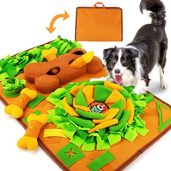 Snuffle Mat Dogs Sniff Mat Interactive Dog Toys Enrichment Etsy