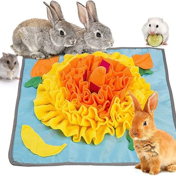 Bunny Foraging Snuffle Mat Etsy